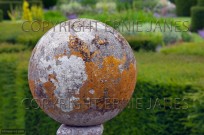 Lichen covered Globe resembling World globe (EAJ009422)